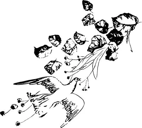 The bird Stock Illustration