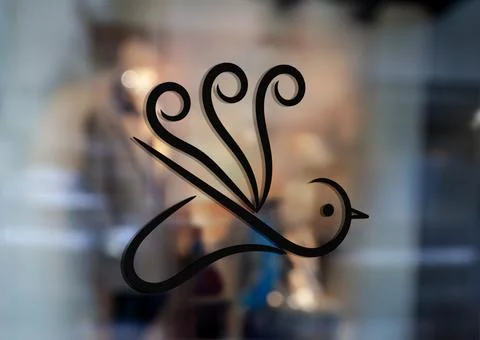 Bird logo design Stock Illustration