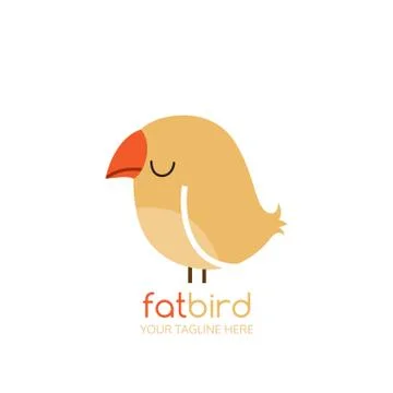 Bird logo design template Иллюстрация