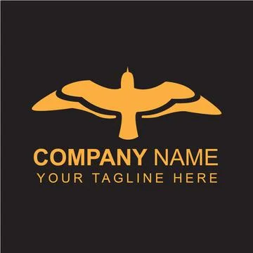 Bird Logo Design Template Stock Illustration