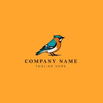 Bird logo design vector graphic symbol icon sign illustration creative idea.. Stock Illustration