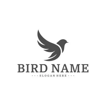 Bird logo Design Vector Template. Bird icon vector concept Stock Illustration