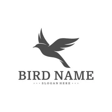 Bird logo Design Vector Template. Bird icon vector concept Stock Illustration