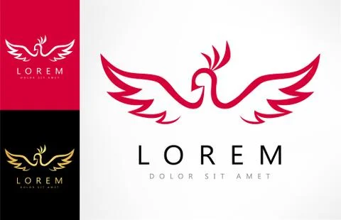 Bird logo Stock Illustration