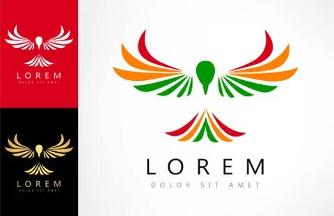 Bird logo Stock Illustration