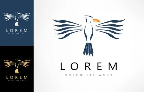 Bird logo Stock Illustration