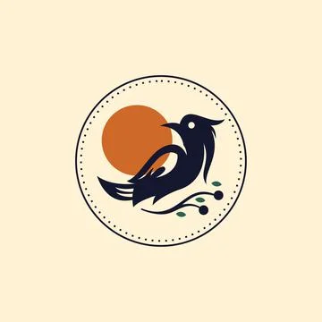 Bird logo Stock Illustration