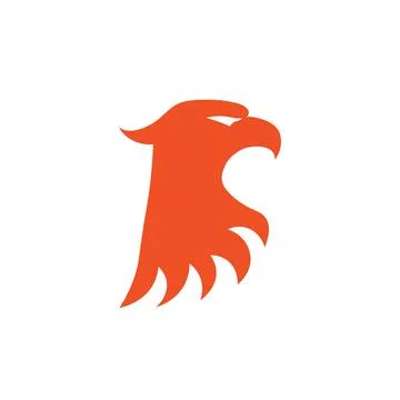 Bird logo vector eagle head icon. Stock Vector illustration isolated on white Stock Illustration
