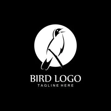 Bird logo vector icon design template Stock Illustration