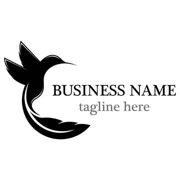 Bird logo vector icon design Stock Illustration