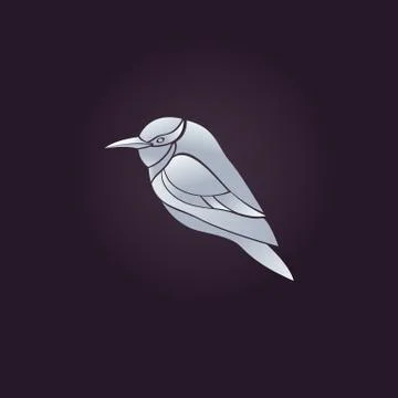 Bird logo vector Stock Illustration