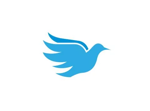 Bird logo Vector Stock Illustration