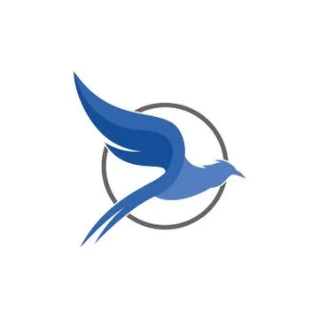 Bird logo vector Stock Illustration