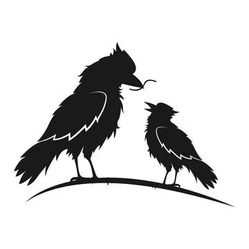 Bird logo vector illustration design Stock Illustration