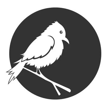 Bird logo vector illustration design Stock Illustration