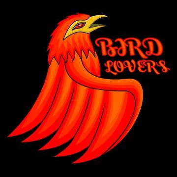 Bird Lovers vector Stock Illustration