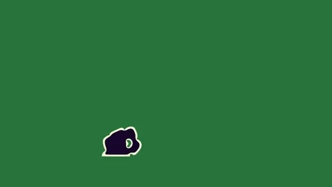 Bird Moving Isolated Green Screen Stock Video Vidéo 338014172