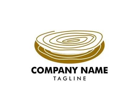 Bird nest icon logo Stock Illustration
