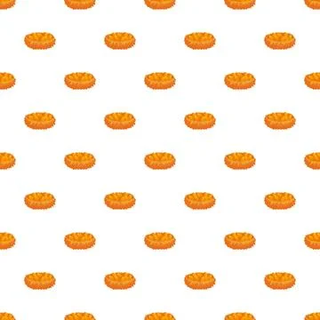 Bird nests with golden eggs creating seamless pattern 스톡 일러스트