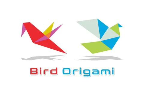 Bird Origami Stock Illustration