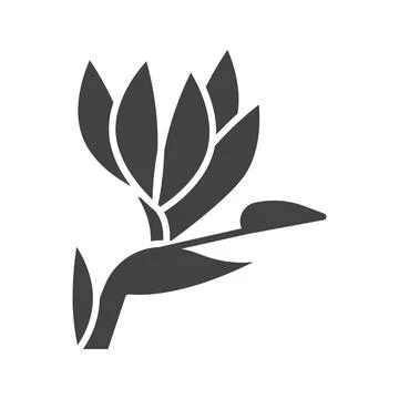 Bird Of Paradise Icon Image. イラスト素材