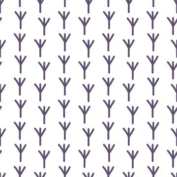 Bird paws abstract seamless pattern print vector Stock Illustration