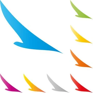 Bird, phoenix, logo Stock Illustration