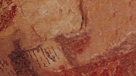 Bird rock art rustic Stock Footage 71108795