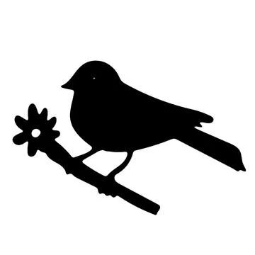 Bird silhouette - 1 Stock Illustration