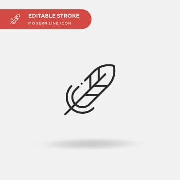 Bird Simple vector icon. Illustration symbol design template for web mobile U Illustrazione stock