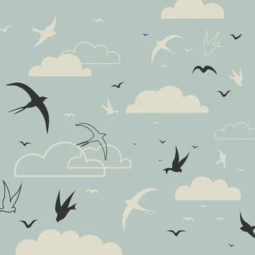 Bird in the sky Stockfoto's