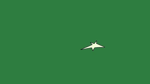 Bird on star small it ' s side in the middle colorful frame backgrounds figure Stock Footage 335696065