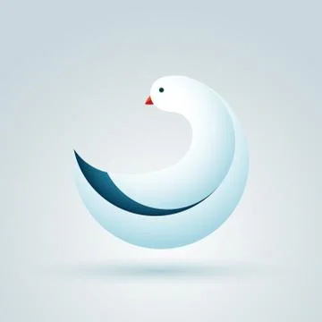 Bird symbol Stock Illustration