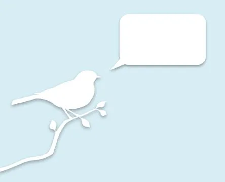 Bird talk Stock Illustration