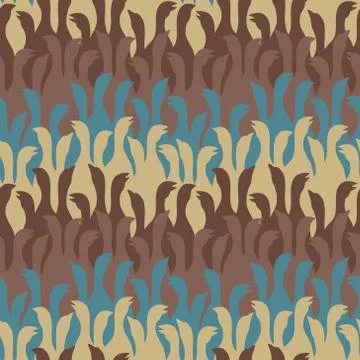 Bird tile Stock Illustration