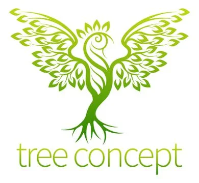 Bird Tree Concept Stock Illustration