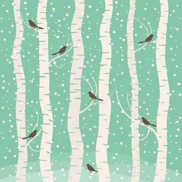 Bird on tree Stock Photos