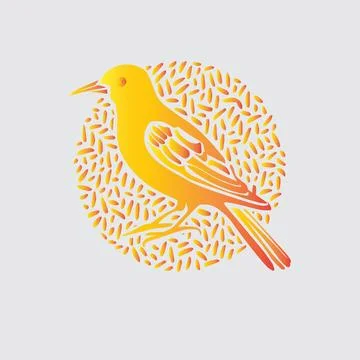 Bird vector art design Stock Illustration