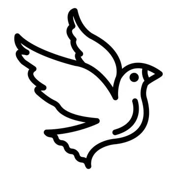 Bird Vector Icon Design Illustration Stock Illustration