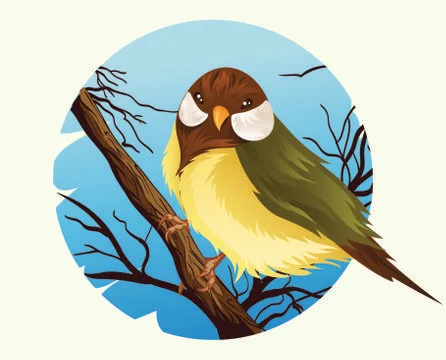 Bird Vector Illustrazione stock