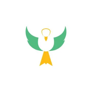 Bird vector illustration designbird vector illustration design Illustrazione stock