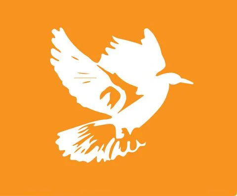 Bird vector illustration isolated on background Stock Illustration