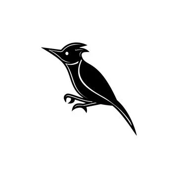 Bird vector silhouette Stock Illustration