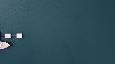 Bird view Cruiseships Video stock 166330531