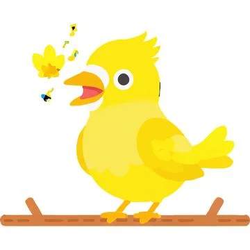 Bird Wing Feathers flock perch Stock Illustration