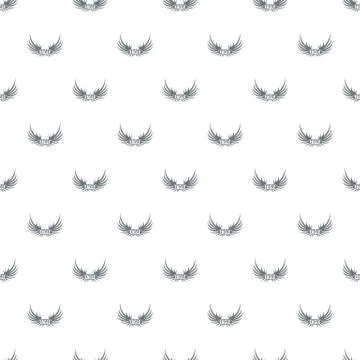 Bird wing pattern seamless Stock Illustration