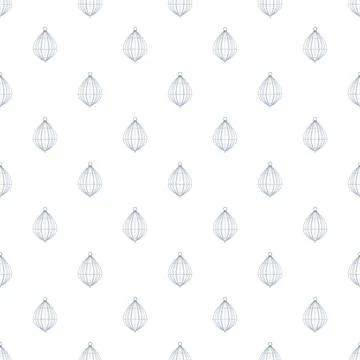 Birdcage pattern creating seamless vintage background design Stock Illustration