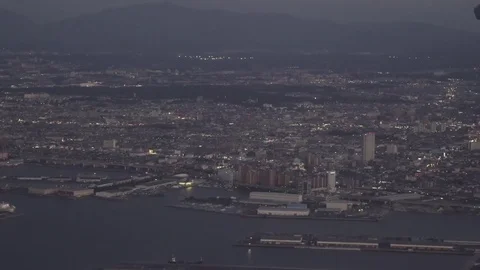 Birdeye view of Osaka Vídeo Stock 82465760
