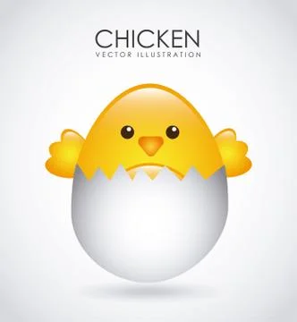 Birdie design over white background vector illustration Stock Illustration