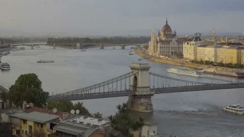 Birds in Budapest Stock Footage 93905669